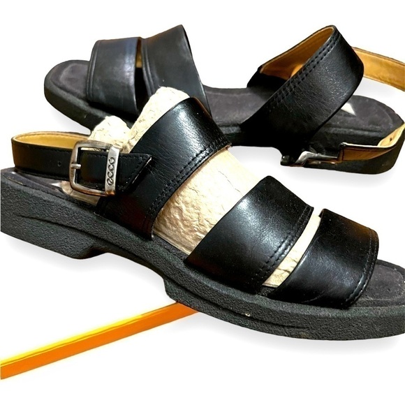 ECCO Twist Sandals, new old stock, leather, size 8. - Picture 1 of 7